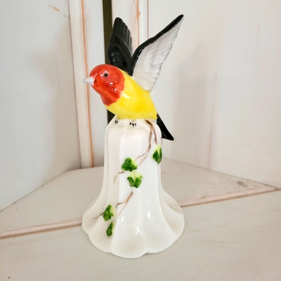Vintage Porcelain Bird Bell - Picture 1 of 3